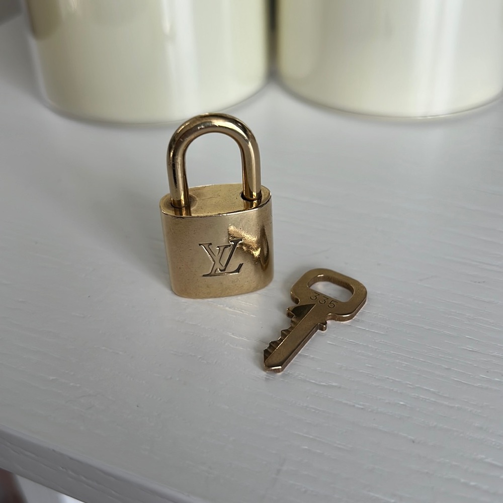 $300 Louis Vuitton Padlock Lock and Key